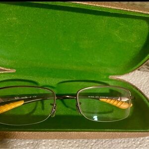 Ray-Ban Men's Brown and Tan Glasses original price 180$